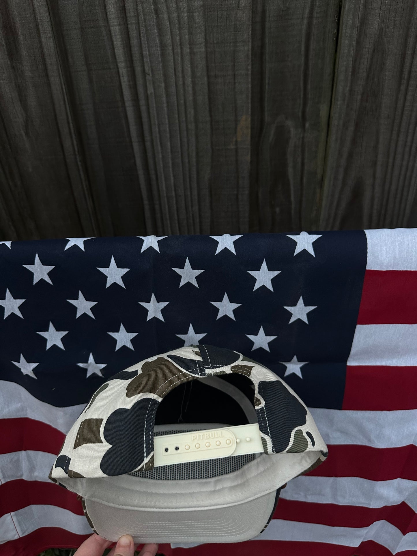 Flyin ducks’ duck camo rope hat